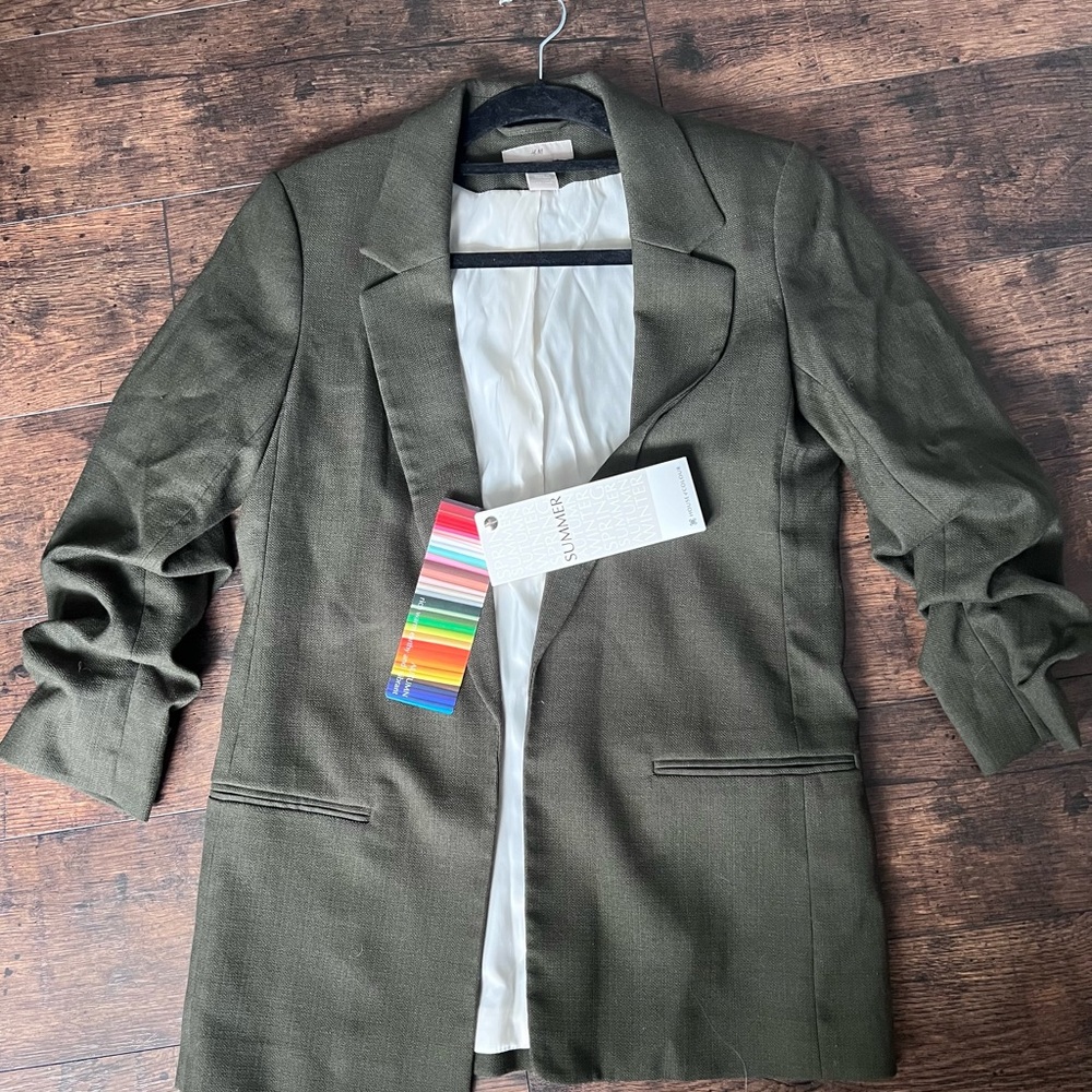 H&M Olive Green Blazer